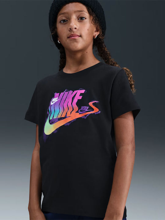 Kids' T-shirt Black Sportswear