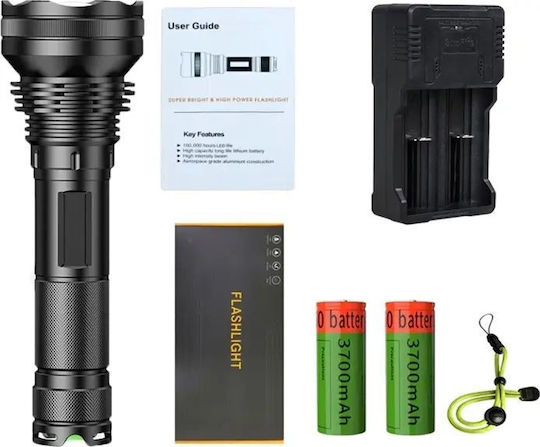 Superfire Rechargeable Flashlight LED Flashlight
