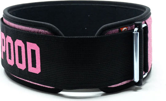 Bubblegum 4"pink Straight Weightlifting Belt 2pood