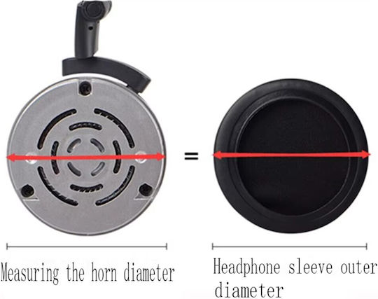 Ανταλλακτικά Earpads Ακουστικά 90mm Universal Black