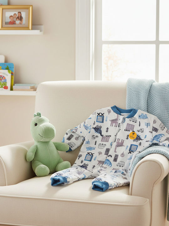 Nansydimo Winter Schlafsack mit Füßen Blau