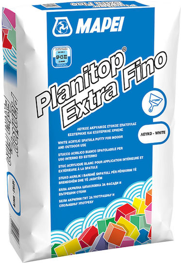 Mapei Planitop Extra Fino Chit de Utilizare Generală Acrilic Alb 20kg