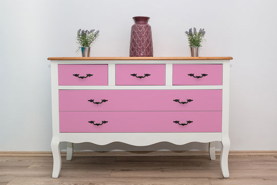 Decorative Matte Sticker Surface Protection Furniture Soft Pink 100x50 Cm