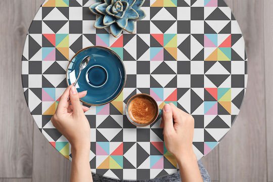 Autocolant Pentru Mobilier Mat Renovare Spațiu Model Geometric 100x50 Cm