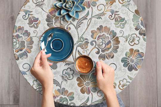 Mat Furniture Cover Sticker Flowers Stone Removal 100x50 Cm
