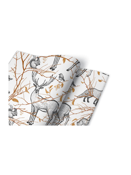 Mat Wandsticker Möbel Ästhetische Aufwertung Schutz Waldtiere 100x50 cm