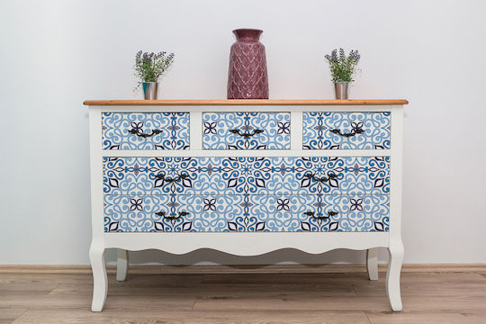 Autocolant Mat Decorațiune Protecție Mobilier Casnic Model Arabic 100x50 Cm