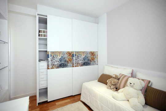 Wandsticker & Wandgemälde Retro Bild Kri­na 100x50 cm