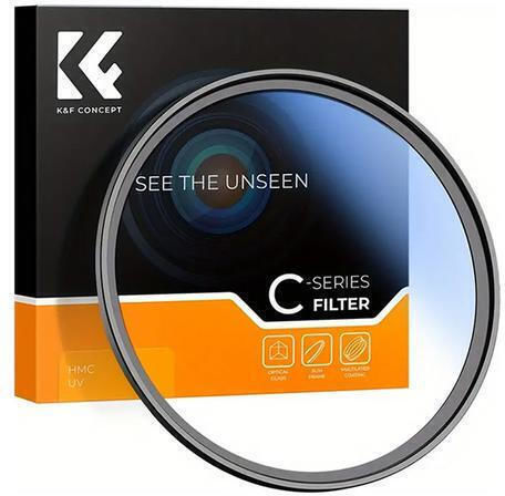 K&F Concept UV Filter Diameter 55mm with HMC Coating (Multi-Coated) for Camera Lenses