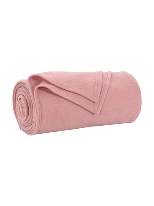 vidaXL vidaXL Fleece-Decke Doppel 200x150cm Rosa