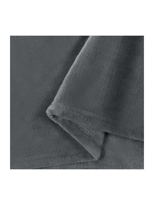 vidaXL vidaXL Fleece Decke Übergröße 240x270cm Dunkelgrau