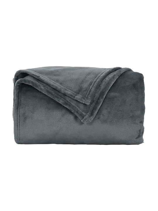 vidaXL vidaXL Fleece Decke Übergröße 240x270cm Dunkelgrau