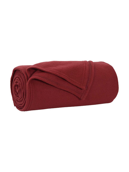 vidaXL Fleece Decke Doppel 200x150cm Türkis Rote