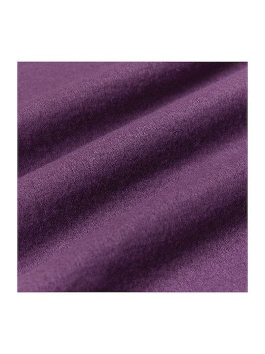 vidaXL Pătură Fleece Superdublă 240x220 cm Violet