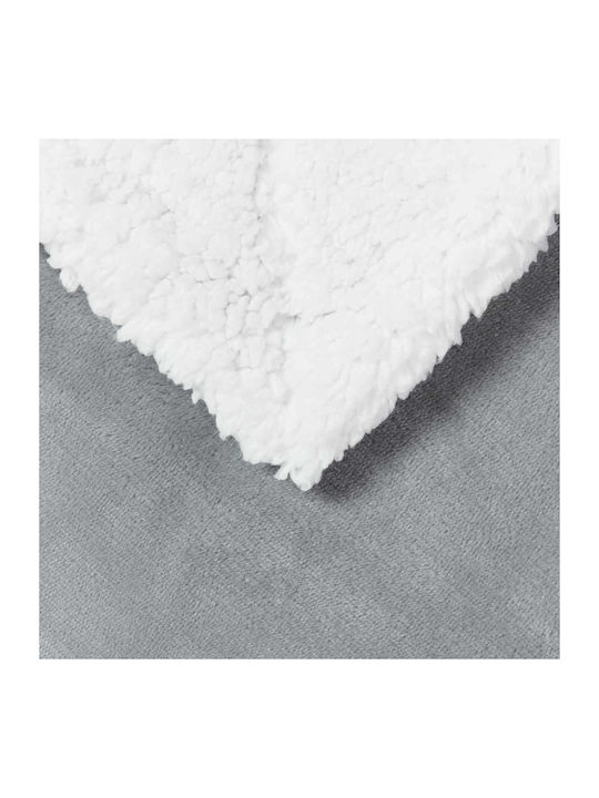 vidaXL schwere fleece-Decke Übergröße 240x270cm Grau