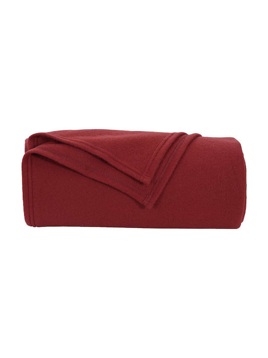 vidaXL Fleece Decke Übergröße 240x220cm Türkis, Rot