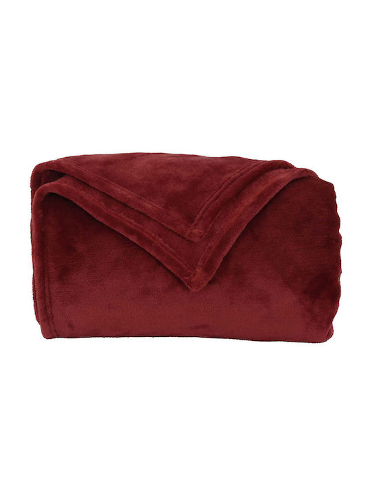 vidaXL Одеяло Флийс Диван 130x150см. Mint, Red