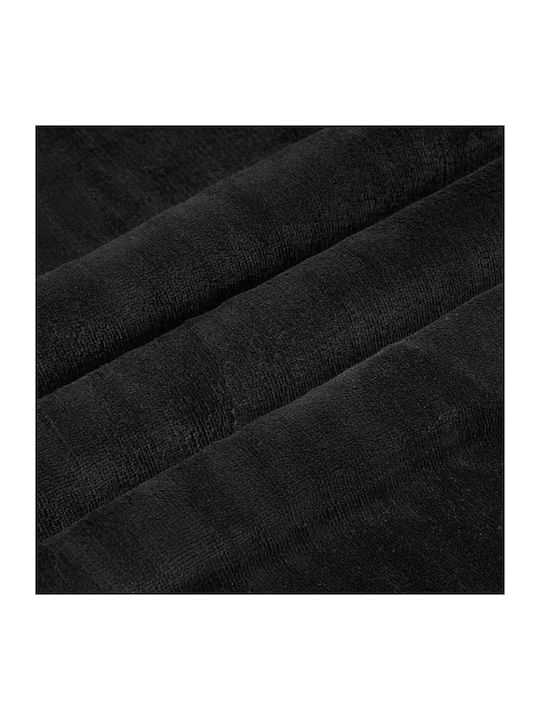 vidaXL Fleece-Decke Übergröße 240x270cm Schwarz