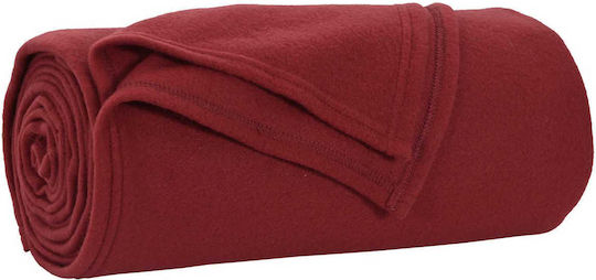 vidaXL Armchair Throw Fleece 240x220cm Turquoise Red
