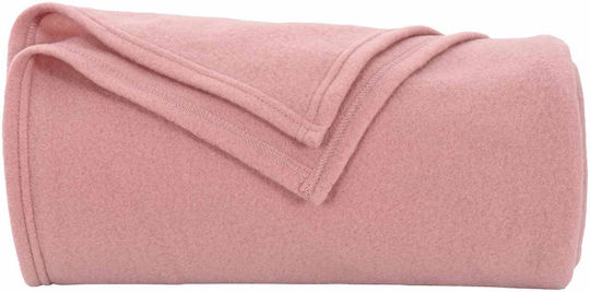 vidaXL Cuvertură Pentru Canapea De Fotoliu Polar Fleece 240x220cm Roz