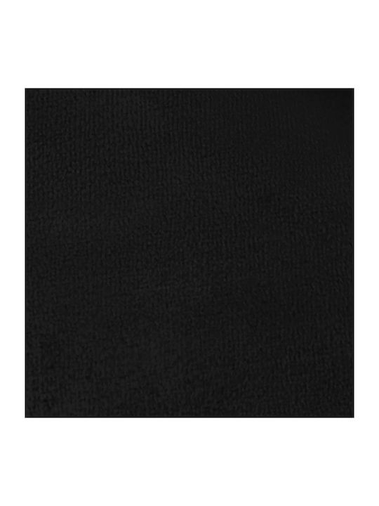 vidaXL Ριχτάρι Πολυθρόνας Fleece 150x200εκ. Μαύρο