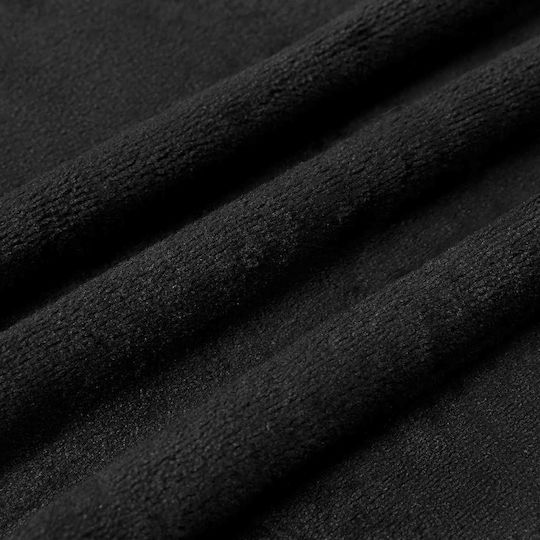 vidaXL Decken & Couchdecken Sesselüberwurf Fleece 150x200cm Schwarz
