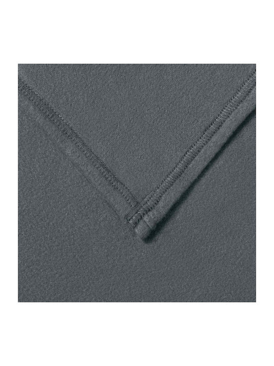 vidaXL Armchair Throw Fleece 170x130cm Dark Gray
