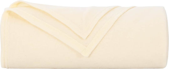 vidaXL Decken & Couchdecken Dreisitzer-Sofa Wurf Fleece 350x270cm Crem
