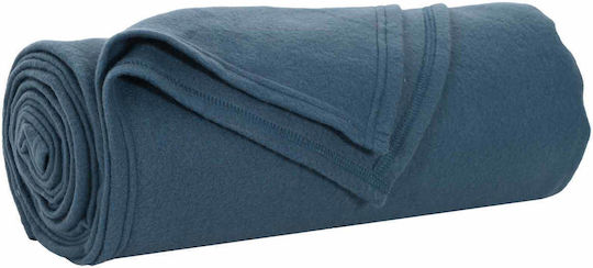 vidaXL Decken & Couchdecken Sesselüberwurf Fleece 170x130cm Dunkelblau