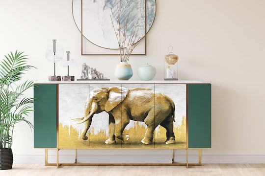 Decorative Furniture Sticker Matte Protection Upgrade Elephant 100x50 Cm