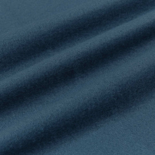 vidaXL Ριχτάρι Τριθέσιου Καναπέ Fleece 350x270εκ. Σκούρο Μπλε