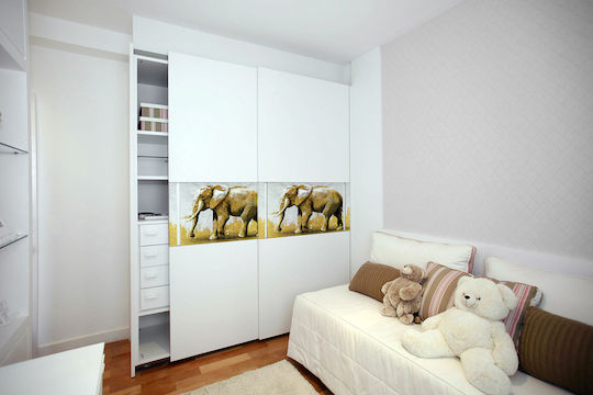 Decorative Furniture Sticker Matte Protection Upgrade Elephant 100x50 Cm