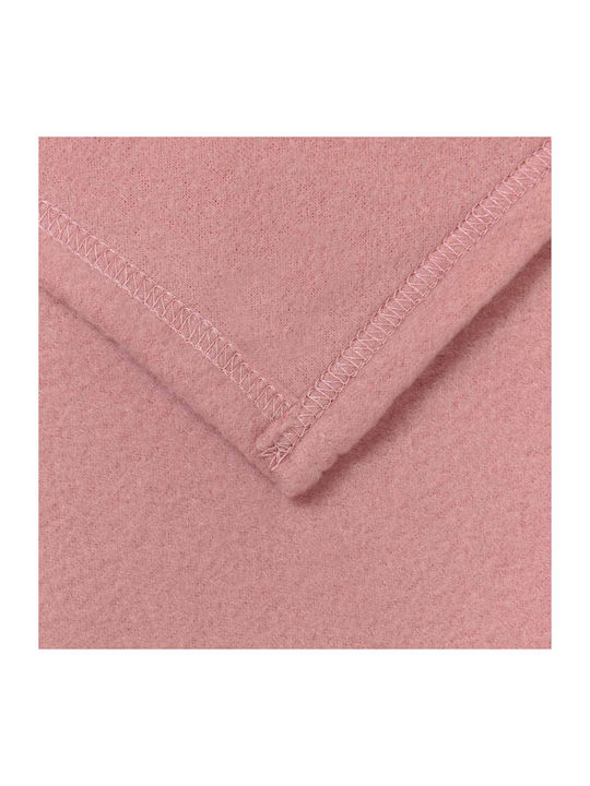 vidaXL Decken & Couchdecken Sesselüberwurf Fleece 200x150cm Rosa