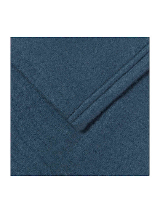 vidaXL Throws & Couch Blankets Sofa Throws 2 Seater Fleece 270x240cm Dark Blue