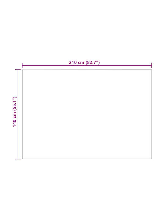 vidaXL Покривка За Фотьойл Полар 210x140см Тъмносиня