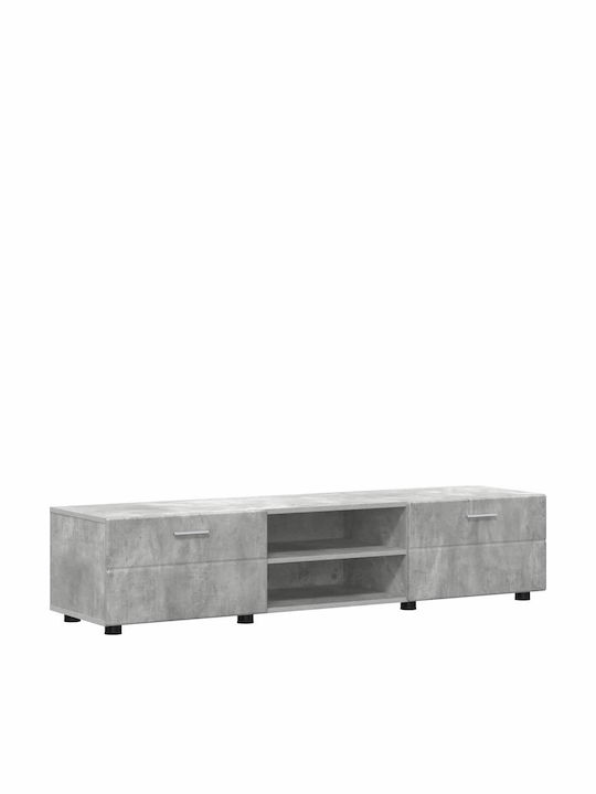 Bibliotecă Living Gri L150xL39xÎn30cm