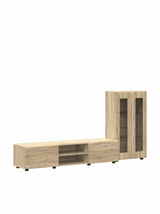 Bibliotecă Living Stejar Sonoma L150xL39xÎ30cm