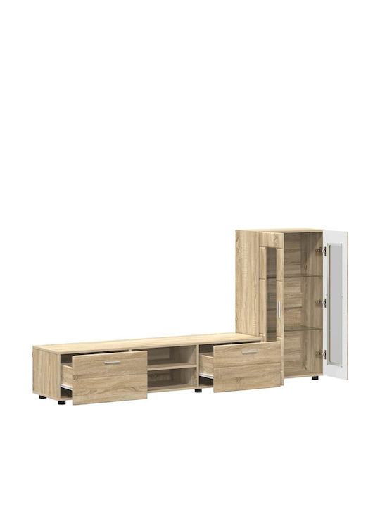 Bibliotecă Living Stejar Sonoma L150xL39xÎ30cm