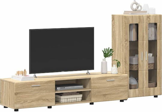 Living Room TV Unit Oak Sonoma M150xW39xH30cm