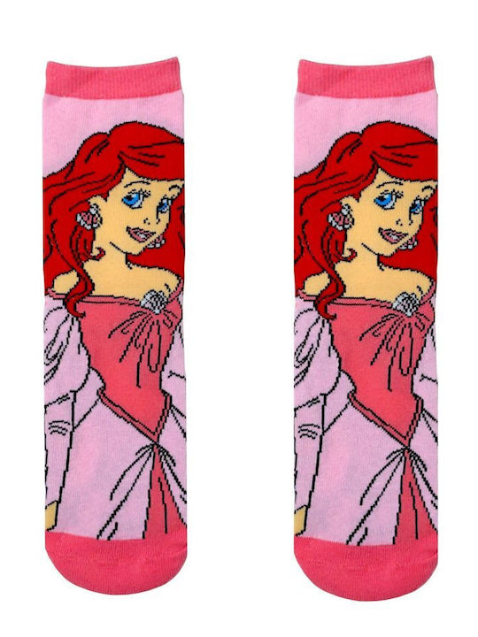 Disney Παιδικές Κάλτσες Princess Πολύχρωμες 3 Ζευγάρια