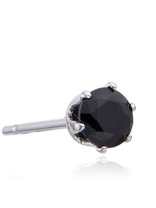 Asimi Body Piercing Σκουλαρίκια από Ατσάλι με Πέτρες