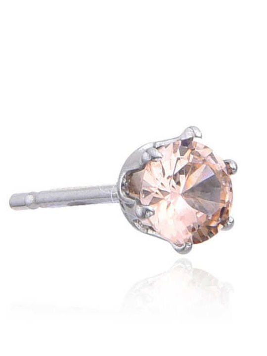 Asimi Body Piercing Σκουλαρίκια από Ατσάλι με Πέτρες