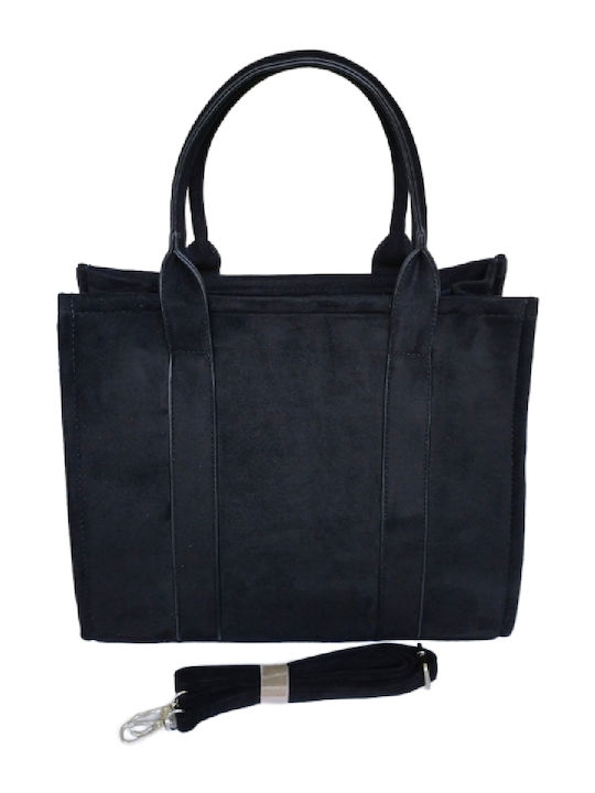 Leather Women's Bag Tote Handbag Black