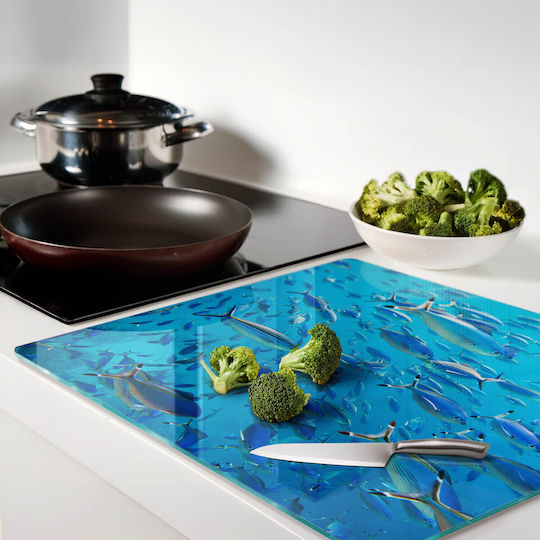 Glas Schneidebretter Für Tägliche Verwendung Korallenfisch 60x52 cm