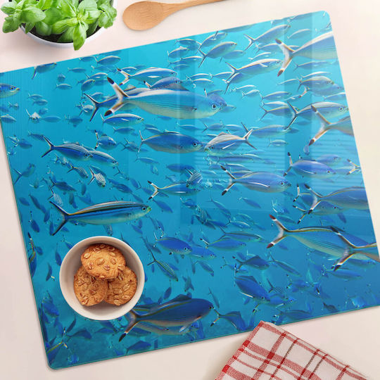 Glas Schneidebretter Für Tägliche Verwendung Korallenfisch 60x52 cm