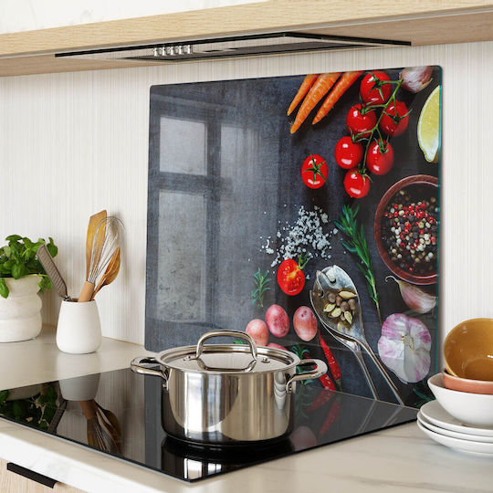 Dekorative Glas-Schneidefläche Für Küchenarbeitsplatte Gebrühtes Glas Komponenten 60x52 Cm Dekorative Glas-Schneidefläche Für Küchenarbeitsplatte Gebrühtes Glas Komponenten 60x52 Cm