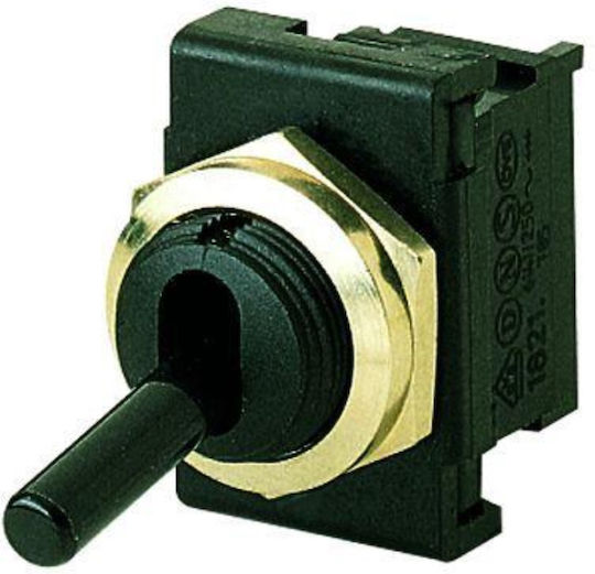 Rocker Switch On – On Single Pole Spdt 3 Pin 6 4 A/250vac Opening 23.9x16.6x24mm Marquardt 1823-1101 Quick Connect Terminal 4.8 X 0.8