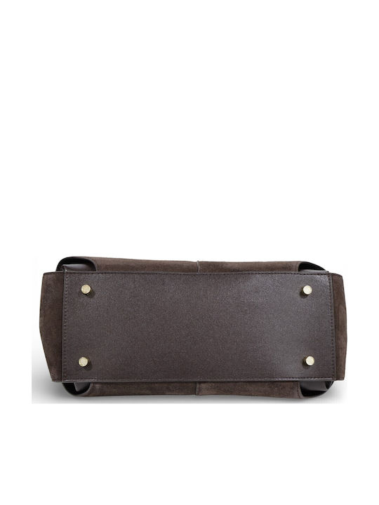 Leather Women's Bag Tote Handbag Brown