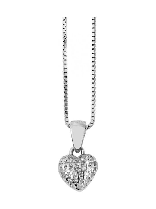 Akzent Halskette aus Silber mit Zirkon