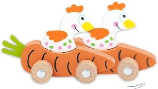 Trend Haus Push along Pui În Vehicul din Lemn